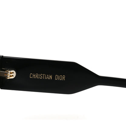 Christian Dior Acetate Studded Diorsignature S16F Square Sunglasses Black Gold 5 of 8