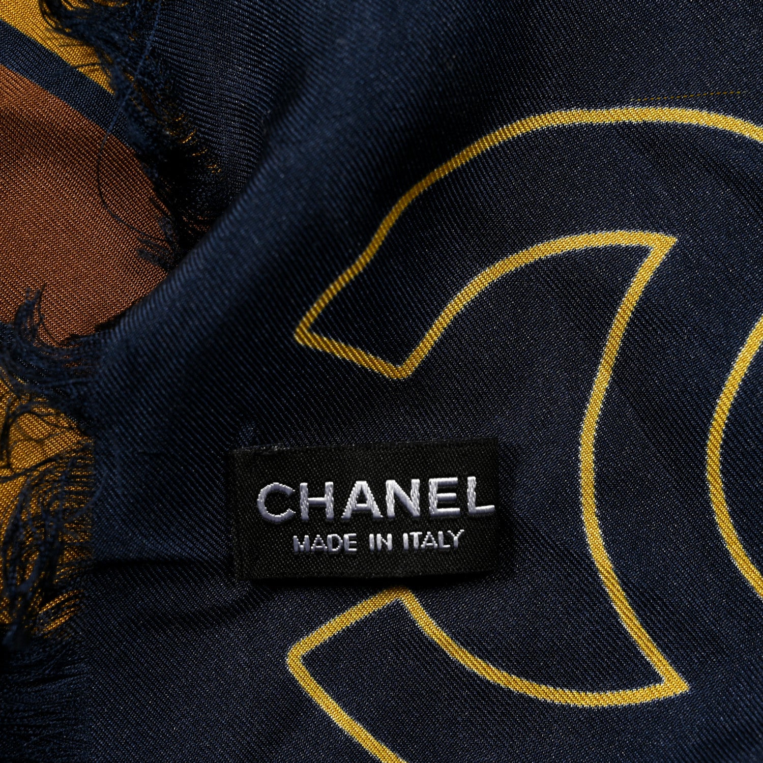 Chanel Silk CC Logo Stole Multicolor 2 of 3