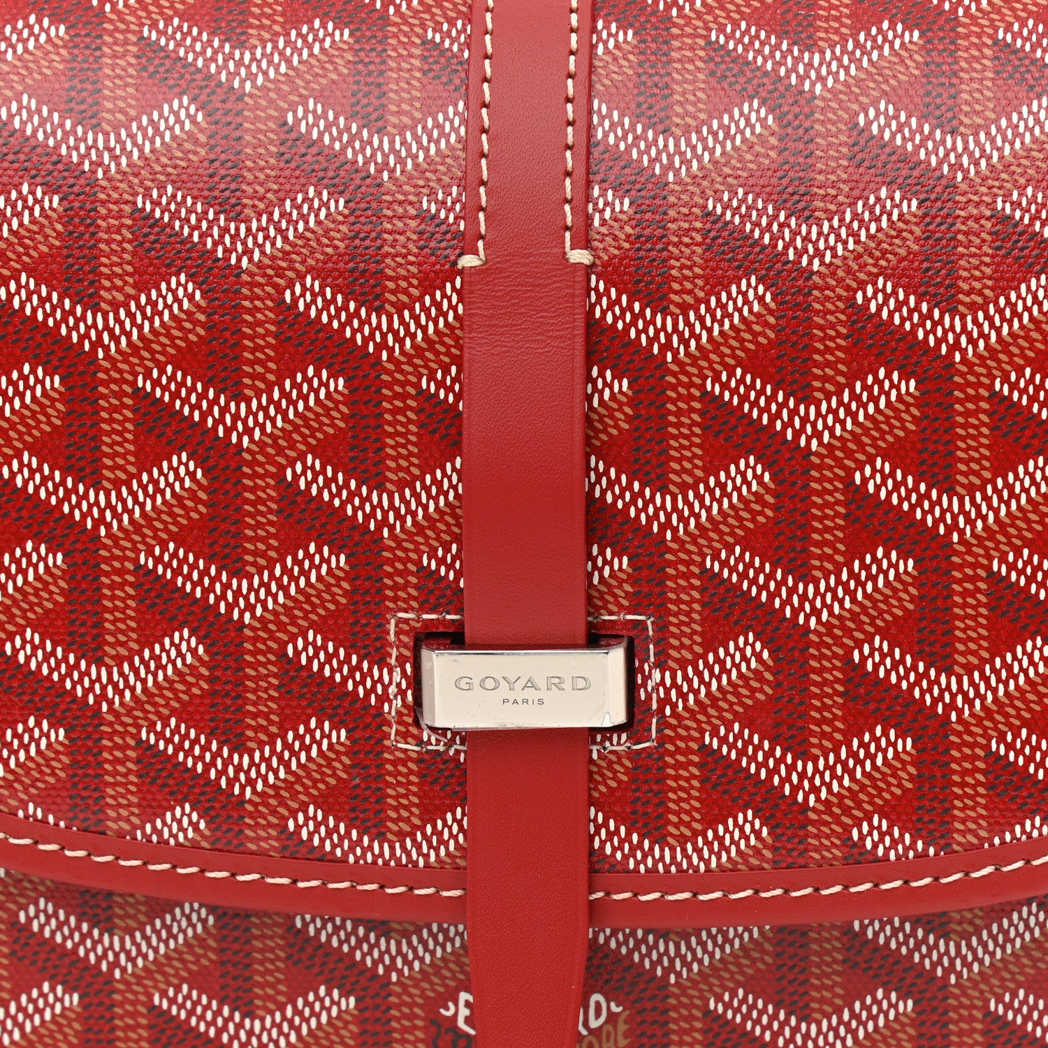 Goyard Goyardine Belvedere II PM Messenger Bag Red 7 of 9