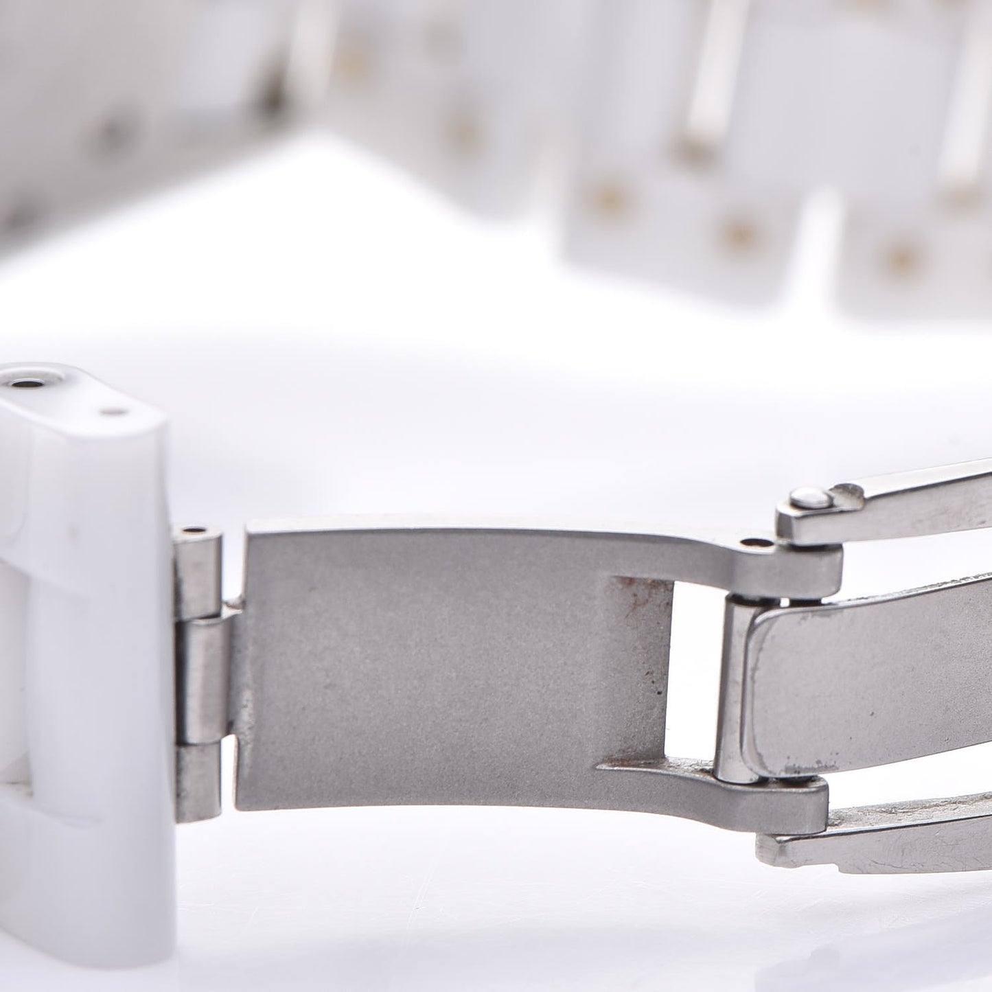 Stainless Steel Ceramic Diamond 38mm J12 Automatic Watch White