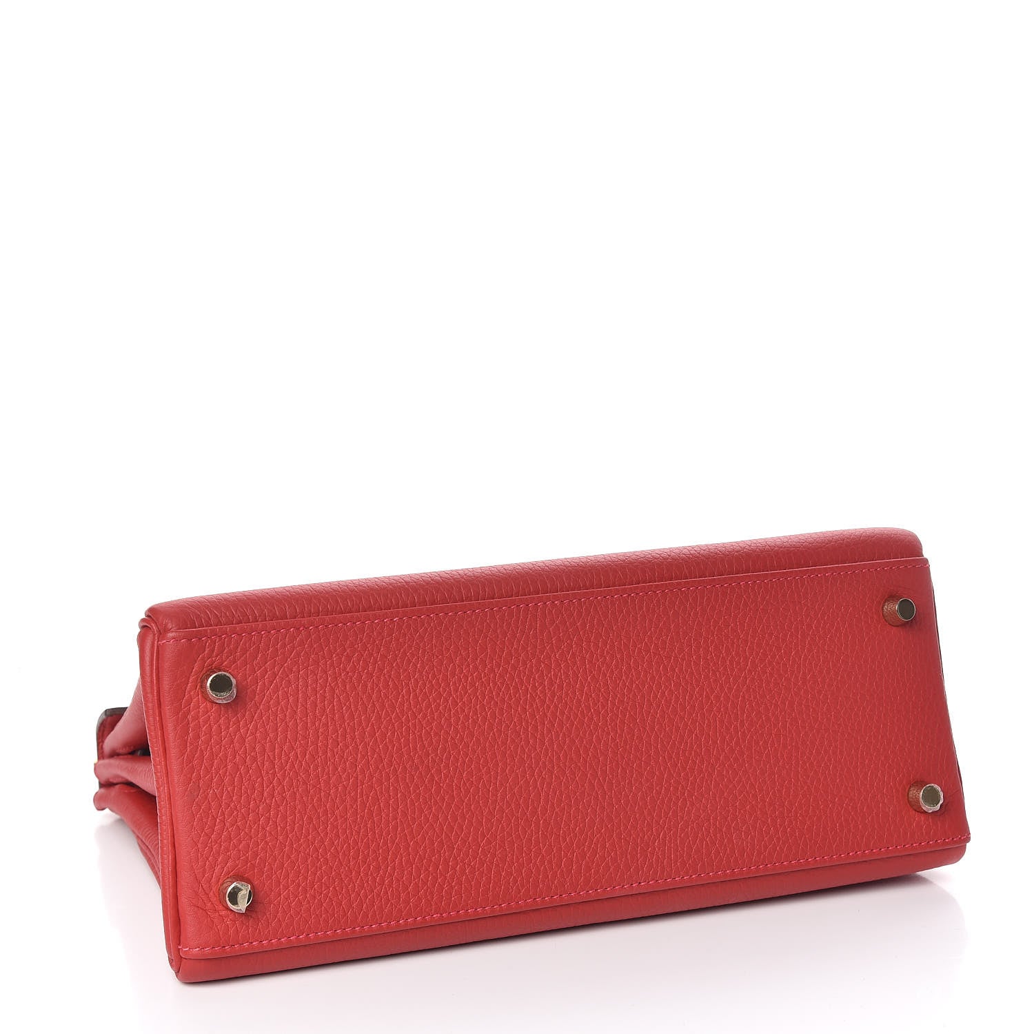 Hermes Taurillon Clemence Kelly Retourne 28 Rouge Casaque 4 of 11