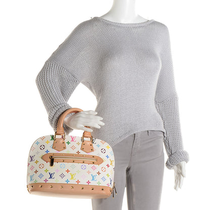 Louis Vuitton Monogram Multicolor Alma White 2 of 7