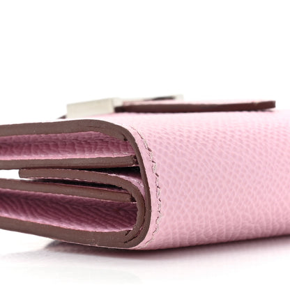 Hermes Epsom Mini Bearn Wallet Mauve Sylvester 10 of 13