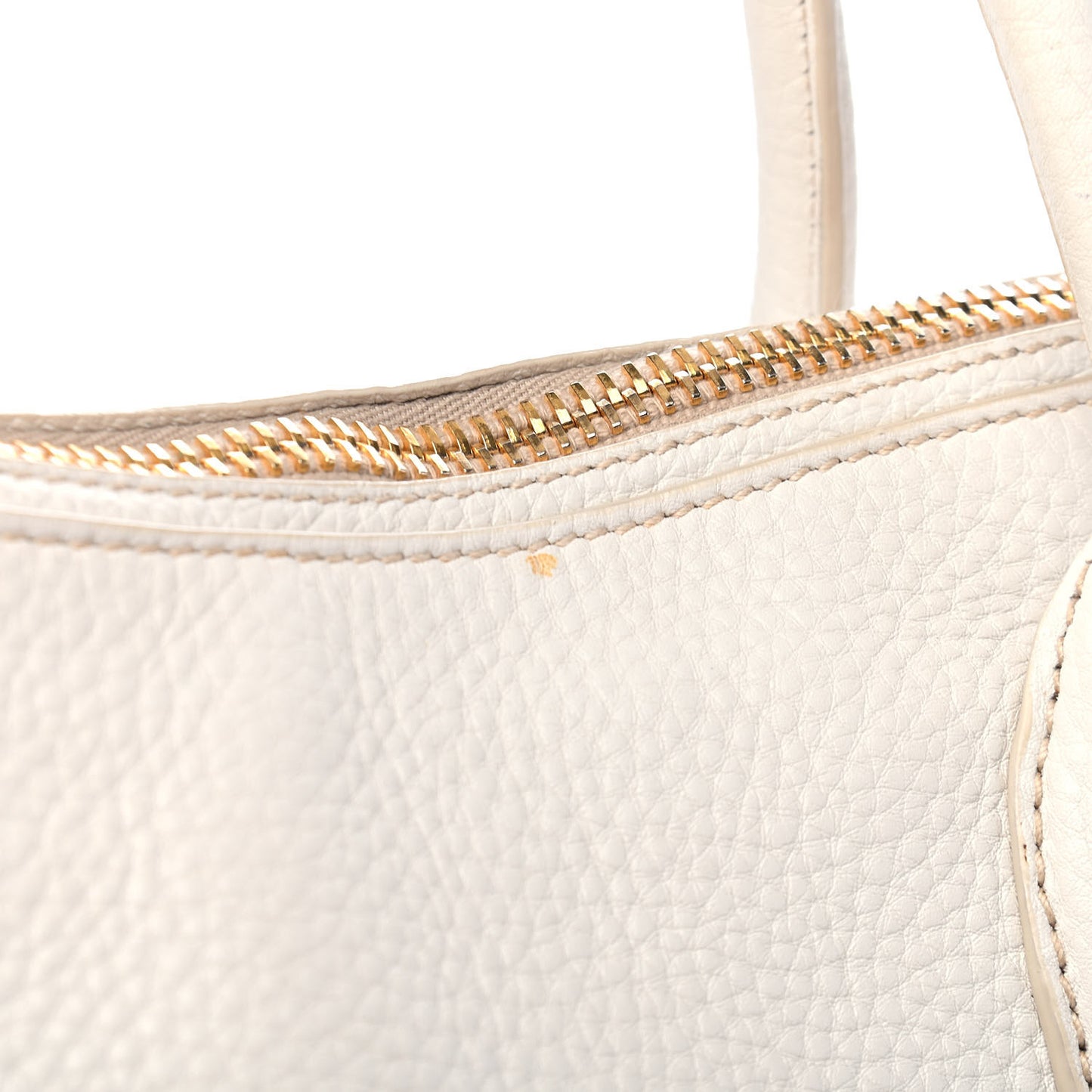 Vitello Daino Shoulder Bag White