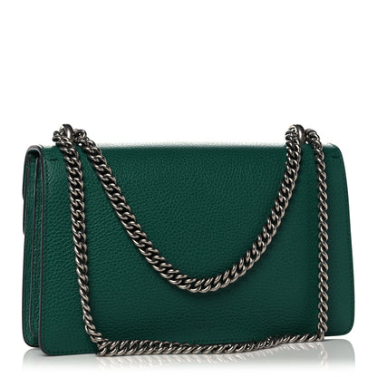 Gucci Pebbled Calfskin Small Dionysus Shoulder Bag Emerald 3 of 11