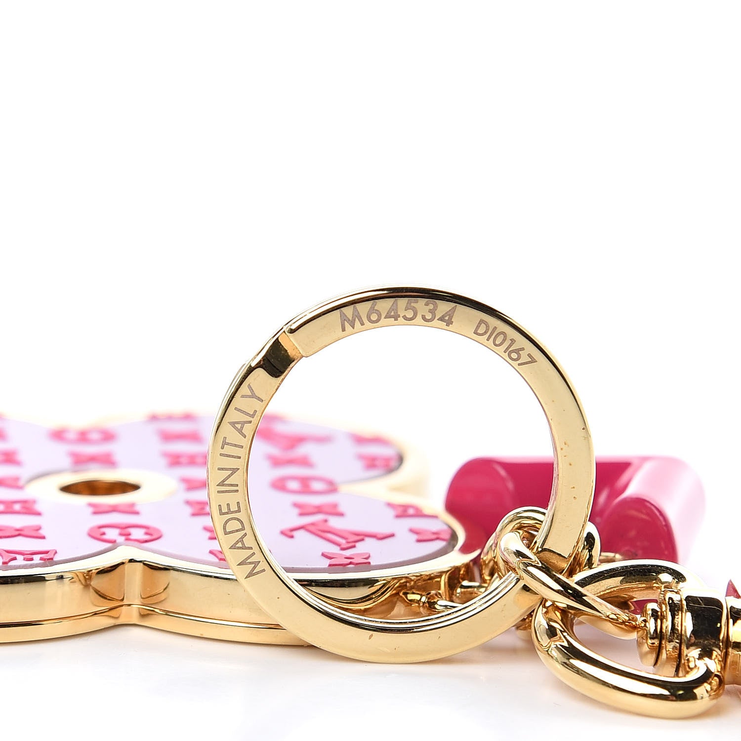 Louis Vuitton Monogram All Over Bag Charm Key Holder 3 of 3
