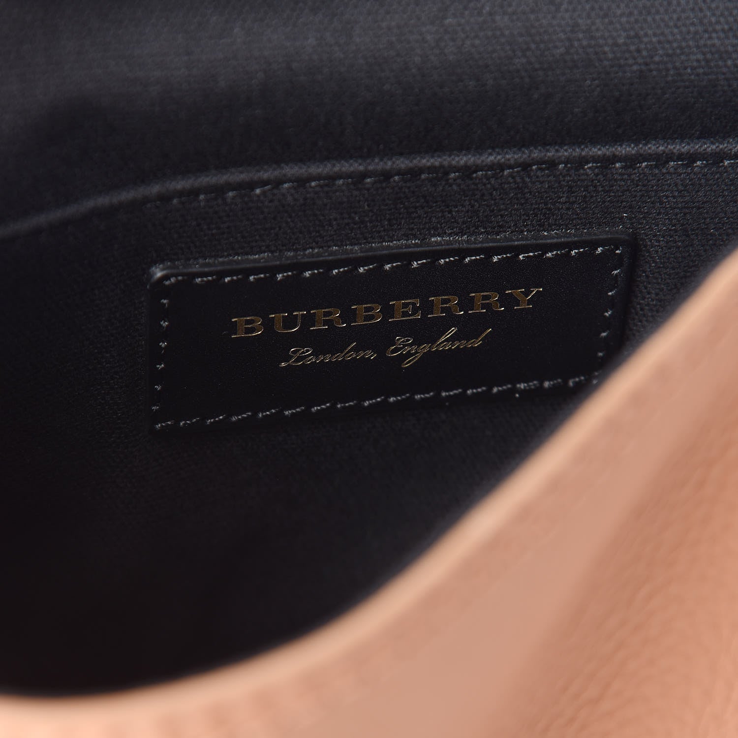 Burberry Deerskin The Bridle Crossbody Pale Clementine 6 of 11