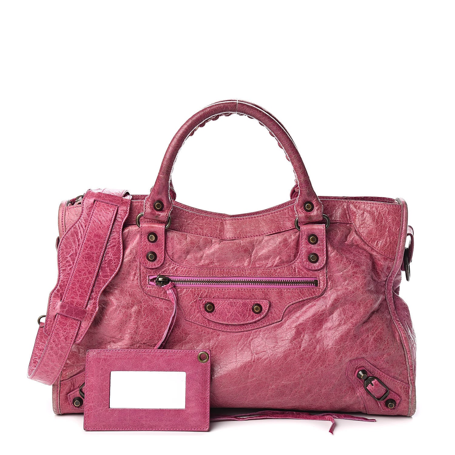 Balenciaga Agneau Classic Hardware City Magenta 1 of 15