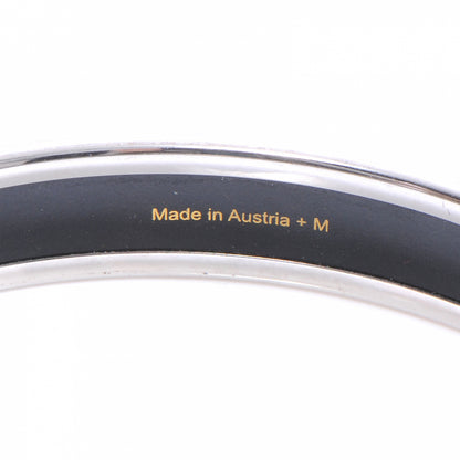 Hermes Enamel Narrow Printed Bracelet Tohu Bohu Bleu 65 5 of 5