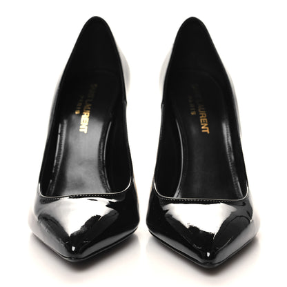 Saint Laurent Patent Opyum 110 Pumps 36 Black Gold 2 of 8