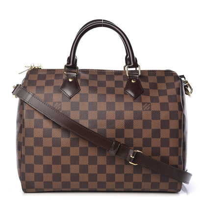 Louis Vuitton Damier Ebene Speedy Bandouliere 30 1 of 10