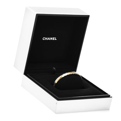 Chanel 18K Yellow Gold Coco Crush Bangle Bracelet L 5 of 5