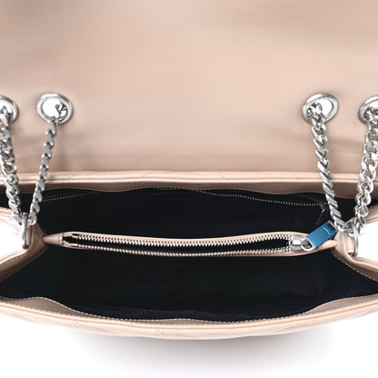 Saint Laurent Calfskin Y Quilted Monogram Medium Loulou Chain Satchel Dark Beige 4 of 4