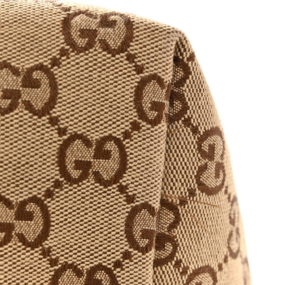 Gucci GG Monogram Web Large Giglio Tote Beige Brown 11 of 13
