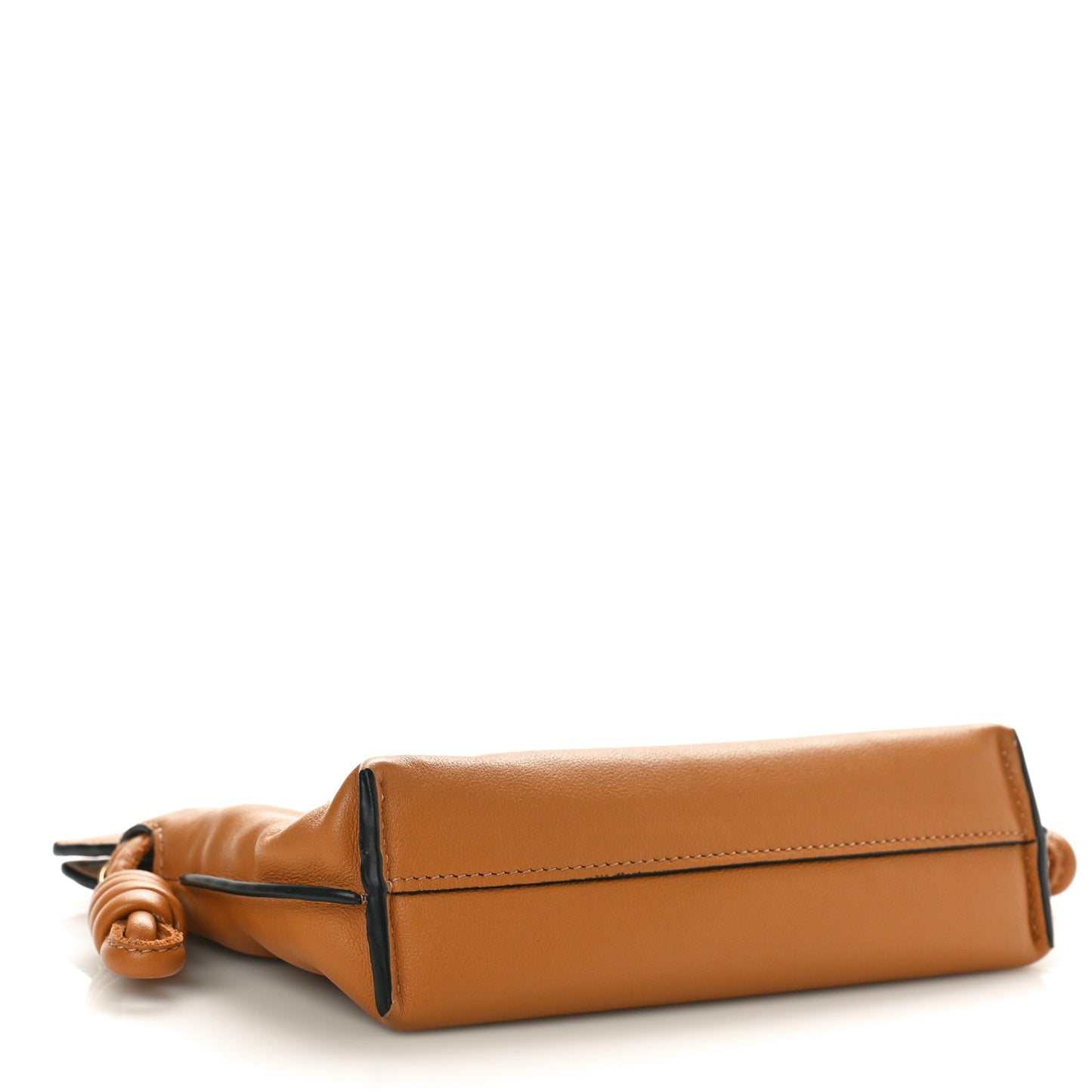Calfskin Nano Flamenco Knot Bag Warm Desert