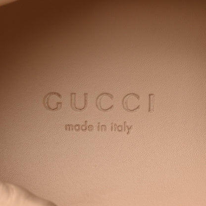 Gucci Calfskin Web Bee Embroidered Womens Ace Platform Sneakers 38 White 8 of 10