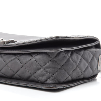 Chanel Calfskin New Medium Boy Reverso Flap Grey 7 of 11