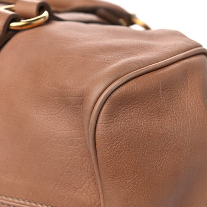 Miu Miu Vitello Medium Bow Bag Brown 8 of 15