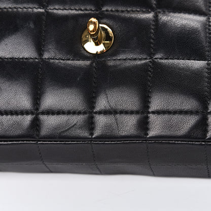 Chanel Lambskin East West Chocolate Bar Flap Black 11 of 19