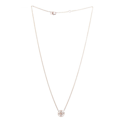 Louis Vuitton 18K Pink Gold Diamond Blossom BB Pendant Necklace 3 of 6