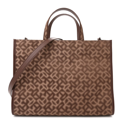 Telfar Monogram Jacquard Medium Shopping Bag Tan 1 of 10