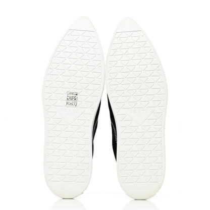 Prada Nylon Gabardine Point-Toe Sneaker Mules 40 Black 9 of 18