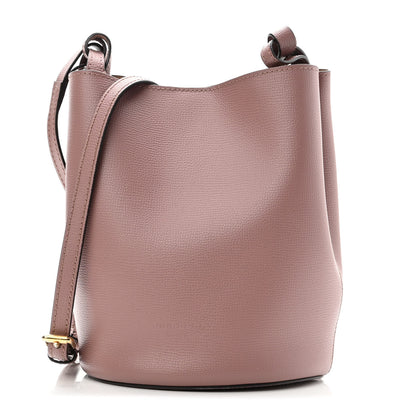 Burberry Haymarket Check Colours Small Lorne Bucket Crossbody Light Elderberry 1 of 10