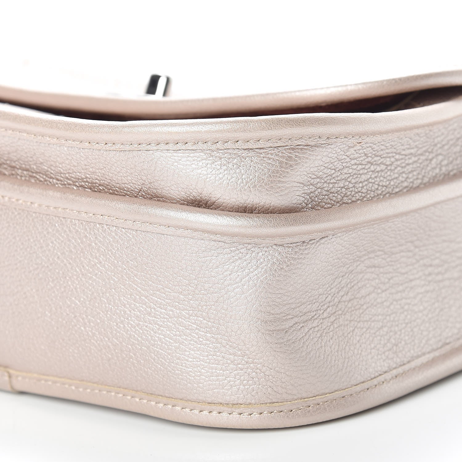 Chanel Metallic Calfskin Quilted Jungle Stroll Messenger Bag Gold 7 of 12