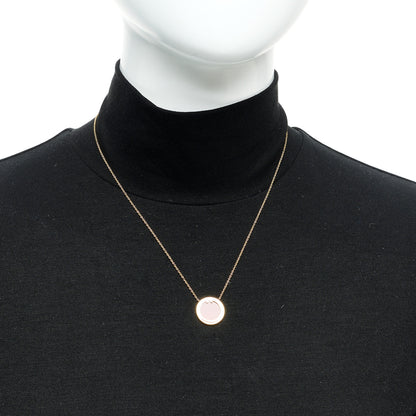 Tiffany 18K Yellow Gold Diamond Carnelian 8mm T Circle Pendant Necklace 2 of 6