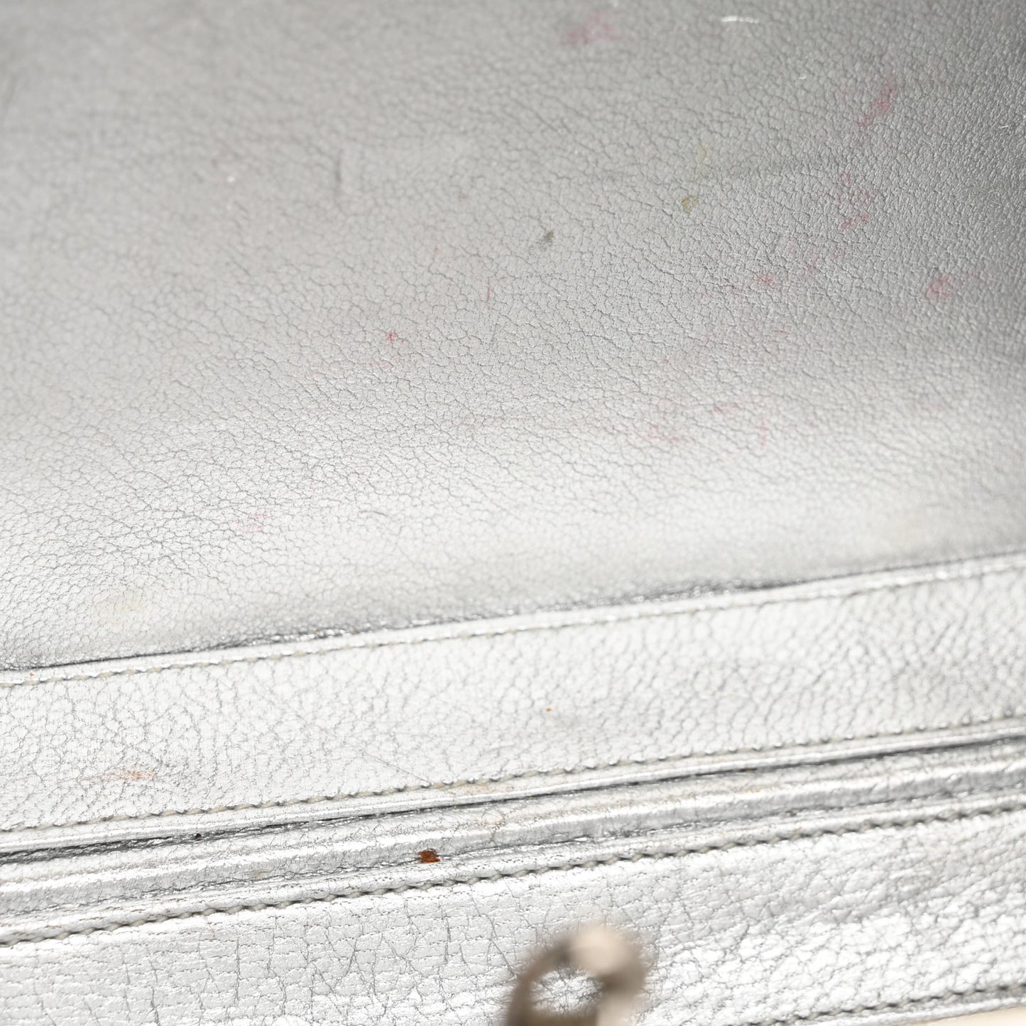 Swarovski Crystal Minaudiere Clutch Silver