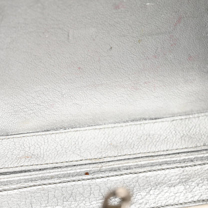 Judith Leiber Swarovski Crystal Minaudiere Clutch Silver 11 of 19