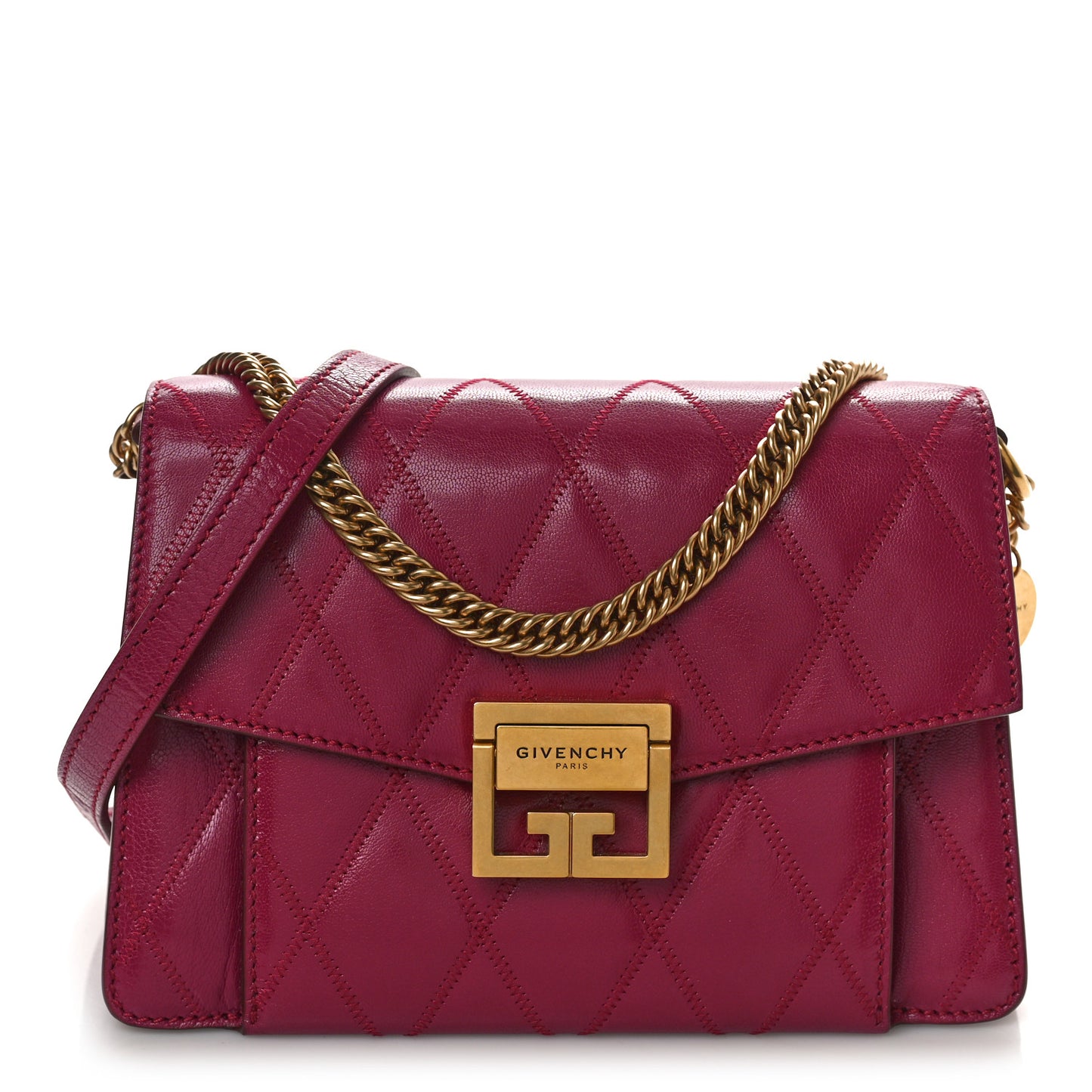 Goatskin Quilted Small GV3 Shoulder Bag