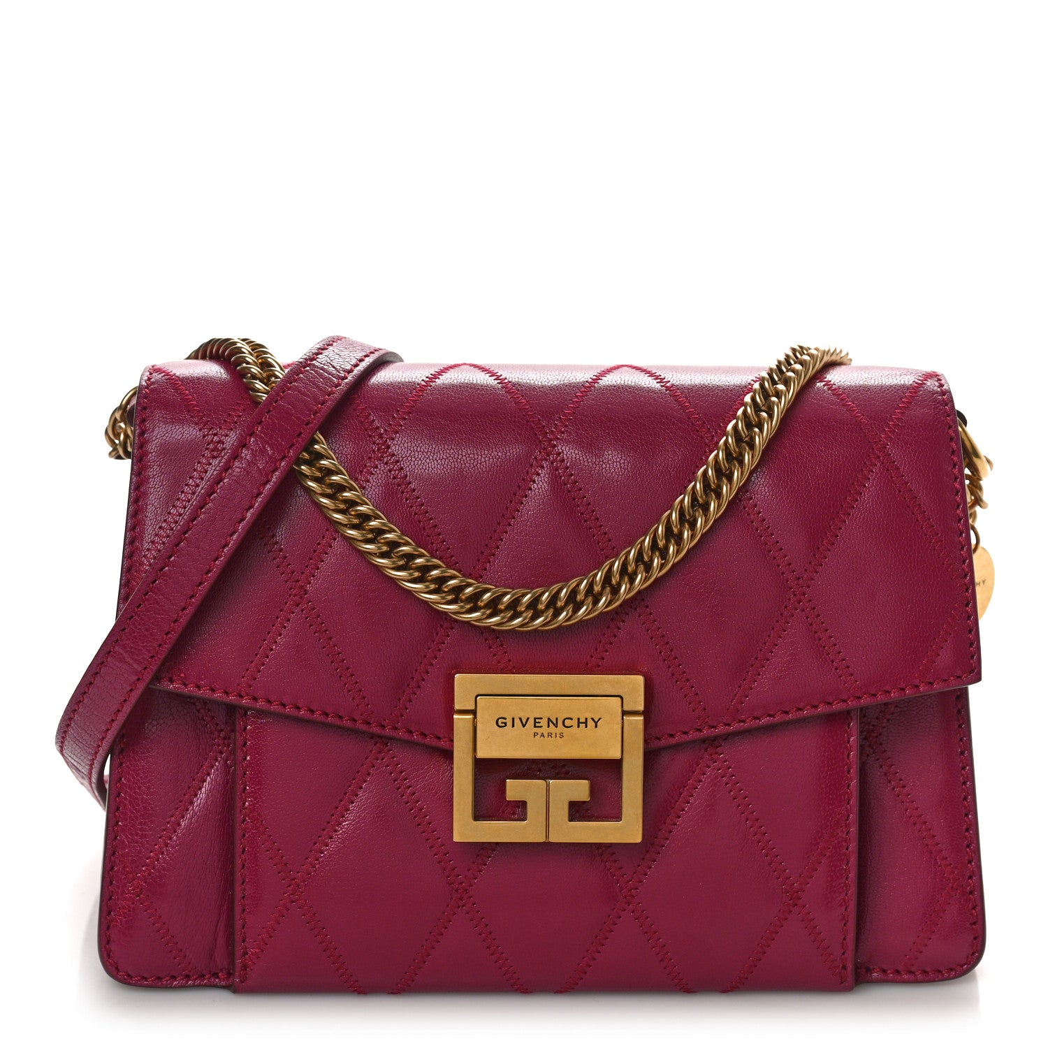 Givenchy Goatskin Quilted Small GV3 Shoulder Bag 1 of 10