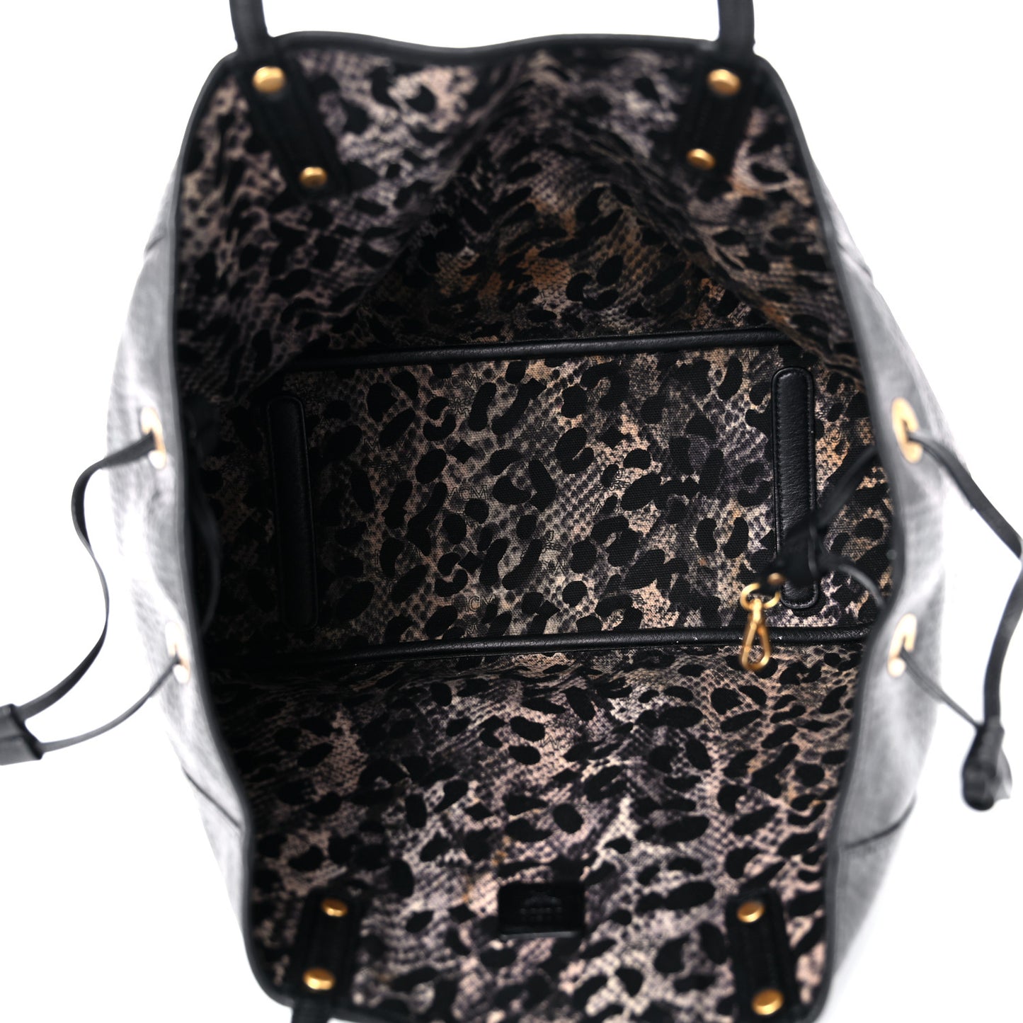 Visetos Medium Project Reversible Shopper Tote Black