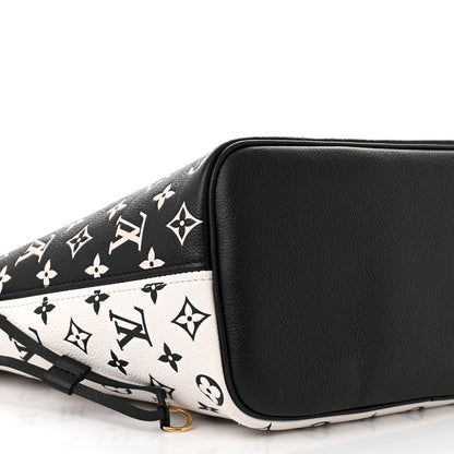 Louis Vuitton Empreinte Spring In The City Neverfull MM Black White Pink 8 of 9