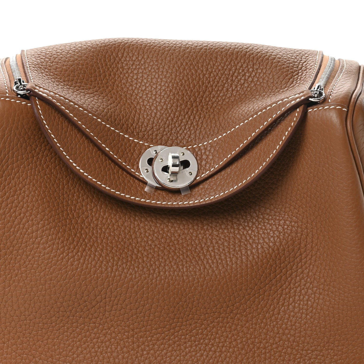 Hermes Taurillon Clemence Lindy 26 Gold 14 of 21