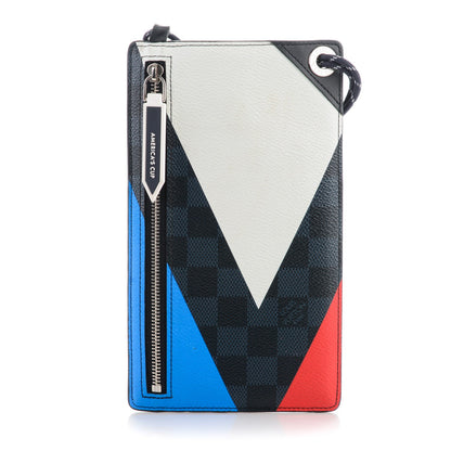 Louis Vuitton Damier Cobalt America's Cup Regatta Ribbon iPhone Pochette 1 of 8