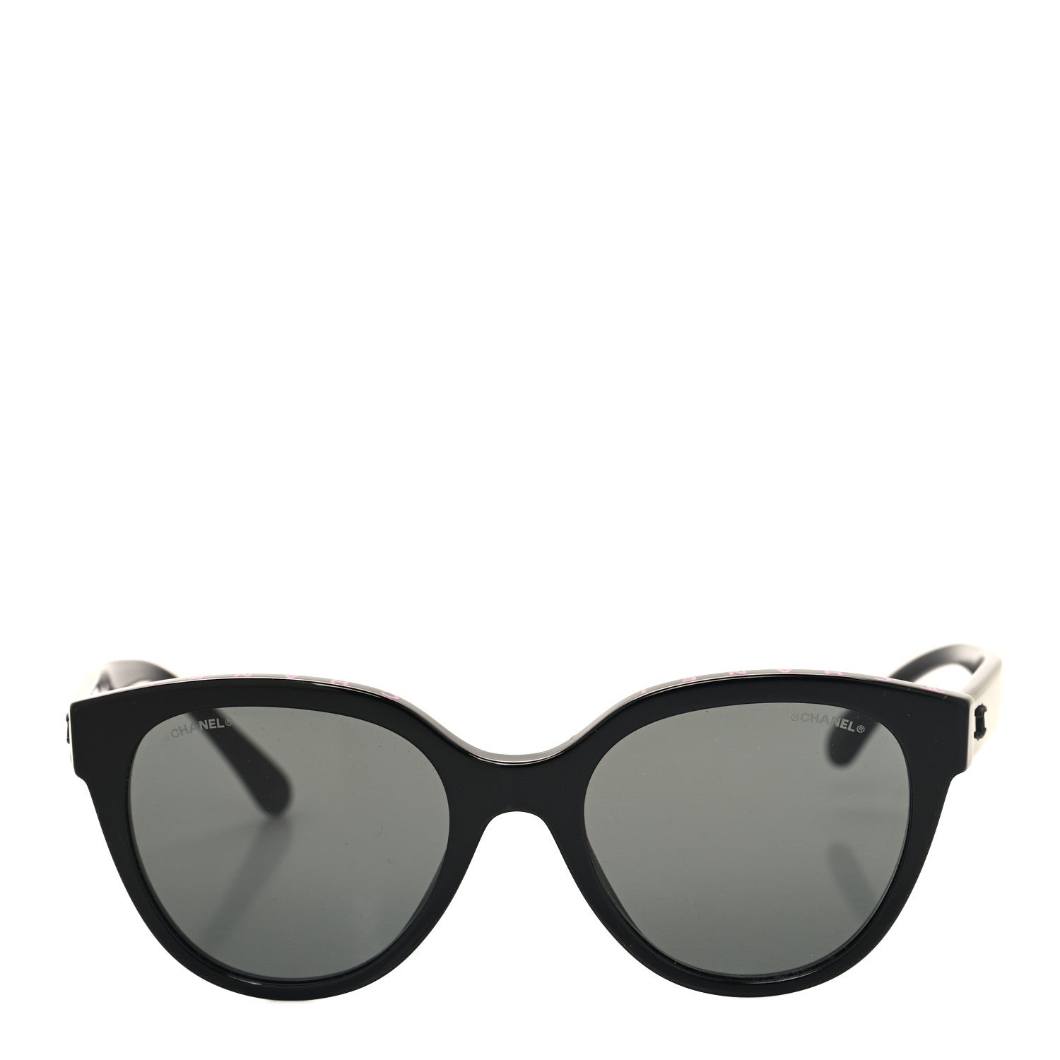 Chanel Acetate CC Butterfly Sunglasses 5414 Black Pink 2 of 7