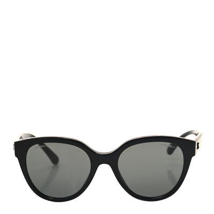 Chanel Acetate CC Butterfly Sunglasses 5414 Black Pink 2 of 7