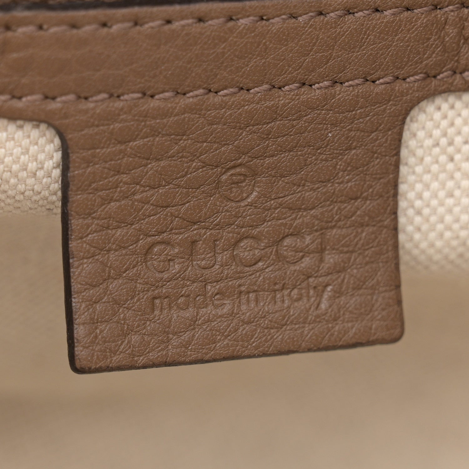 Gucci Pebbled Calfskin Medium Bamboo Shopper Tote Acero 7 of 17