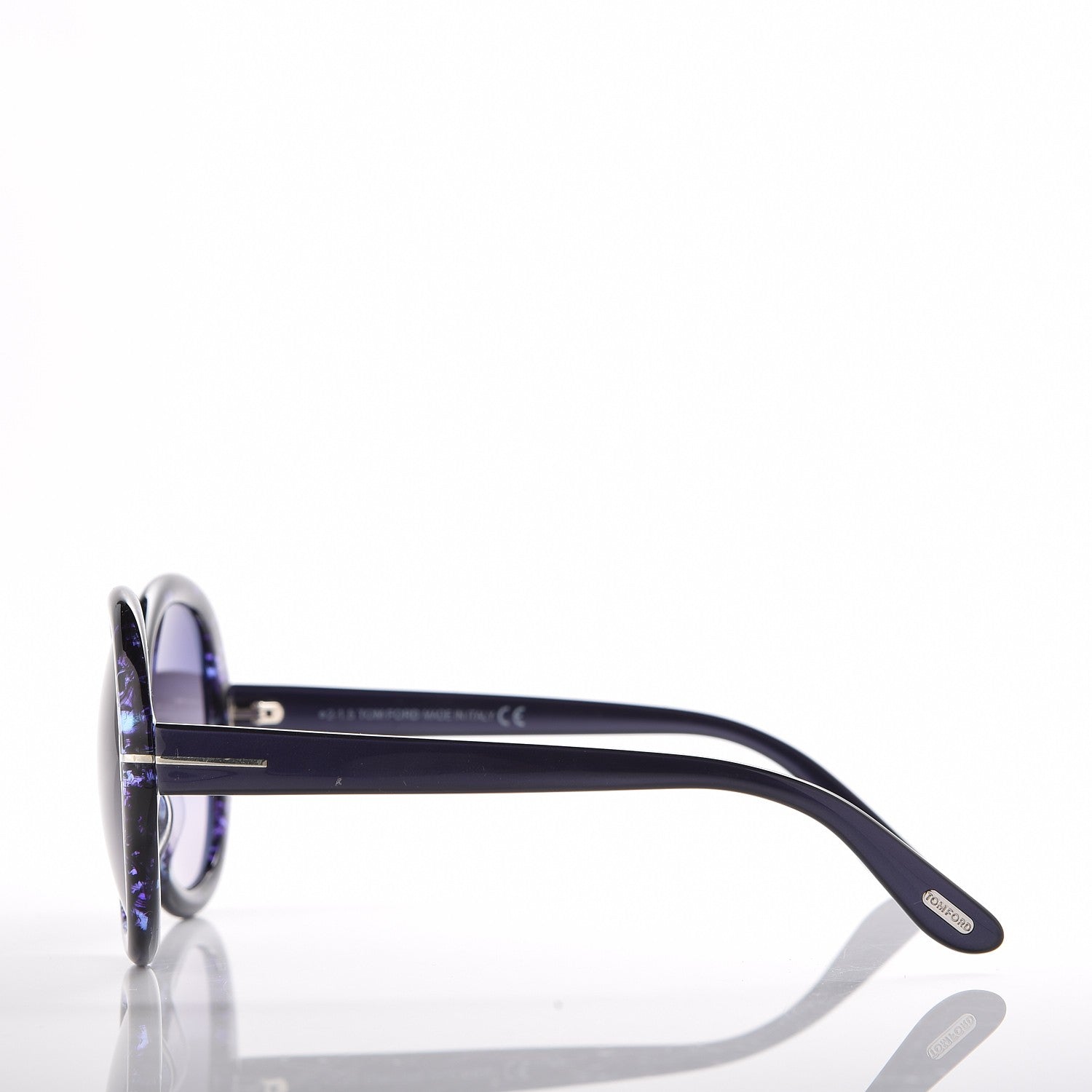 Tom Ford Gisella Sunglasses TF388 Purple Havana 3 of 8