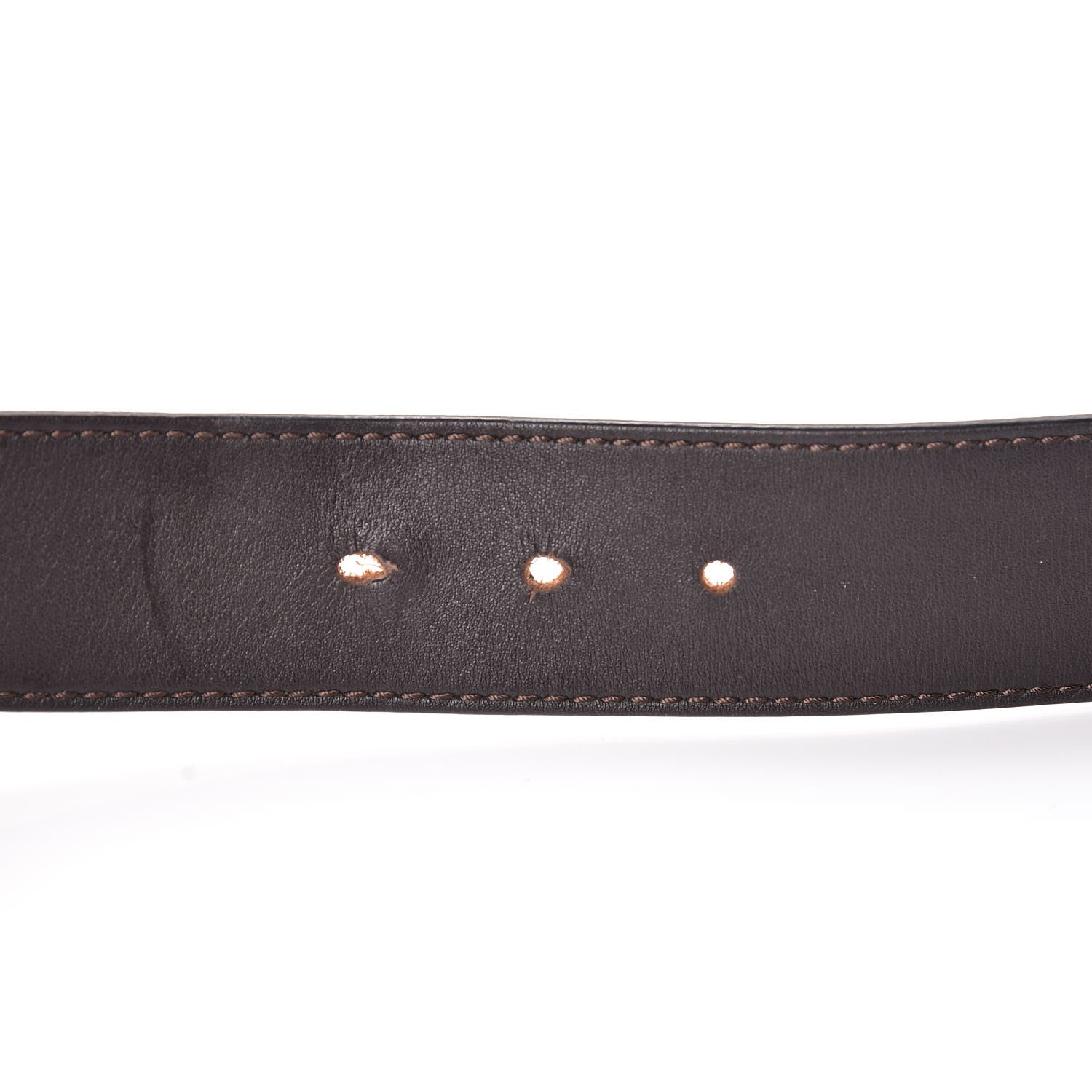 Louis Vuitton Calfskin 40mm LV Initiales Reversible Belt 100 40 Dark Brown Black 9 of 13
