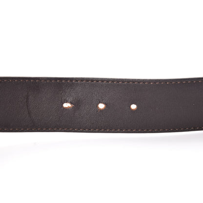 Louis Vuitton Calfskin 40mm LV Initiales Reversible Belt 100 40 Dark Brown Black 9 of 13