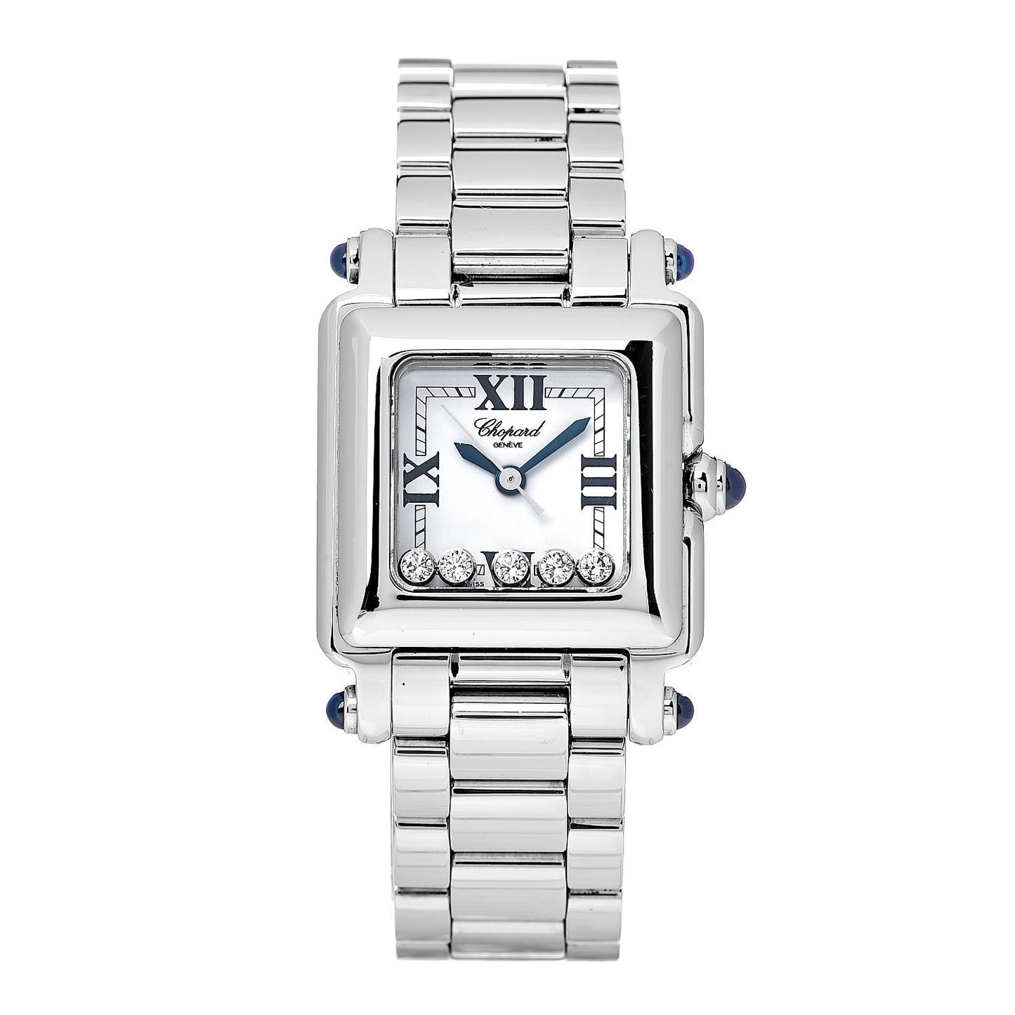 Stainless Steel 5 Diamond 23mm Happy Sport Quartz Watch
