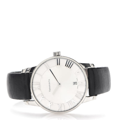 Tiffany Stainless Steel Calfskin 37mm Atlas 2-Hand Quartz Watch 3 of 7