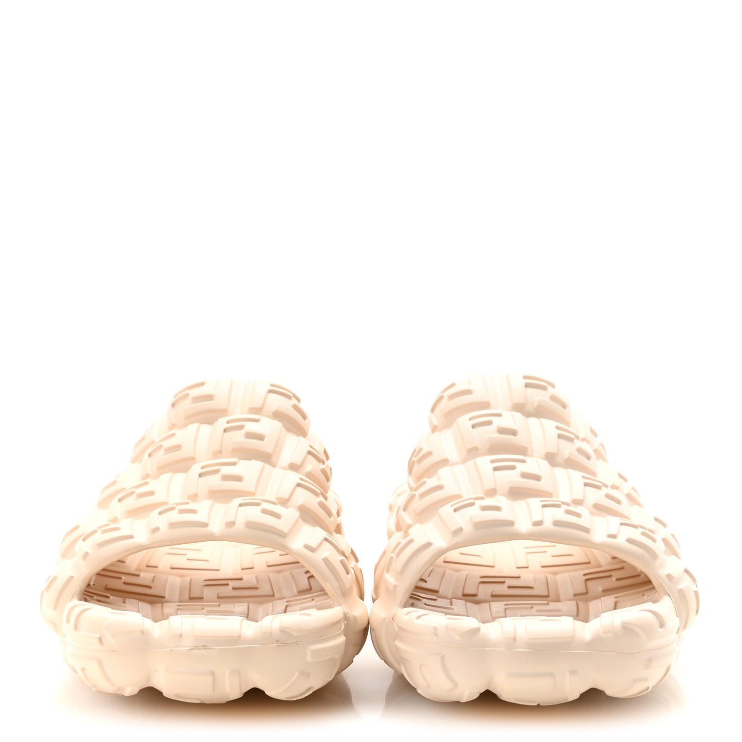 FF Embossed Cloud Eva Mens Slide Sandals 8 Camelia