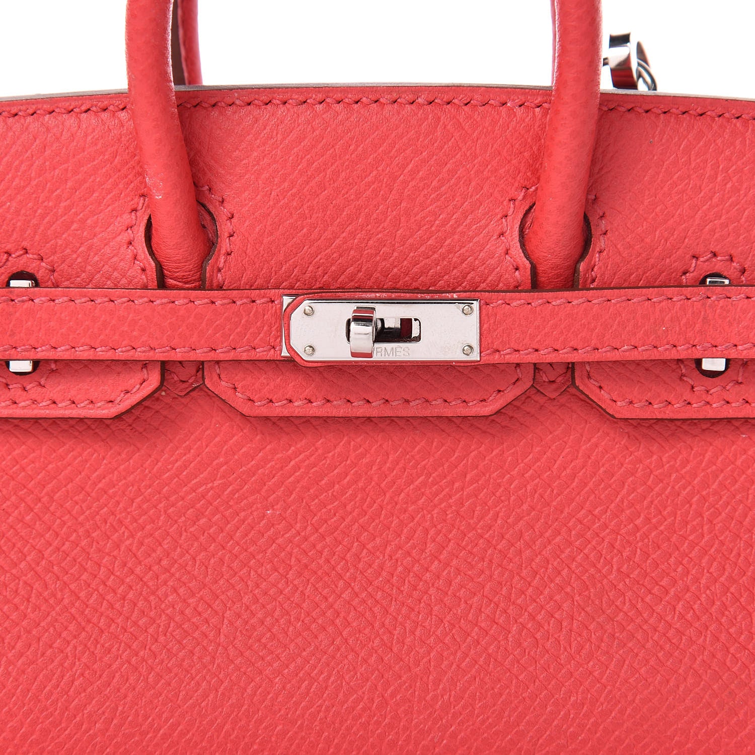 Hermes Epsom Micro Birkin 15 Bougainvillea 9 of 11