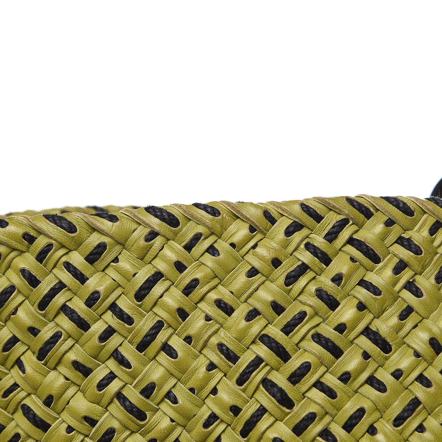Nappa Intrecciato Large Cabat Green Black