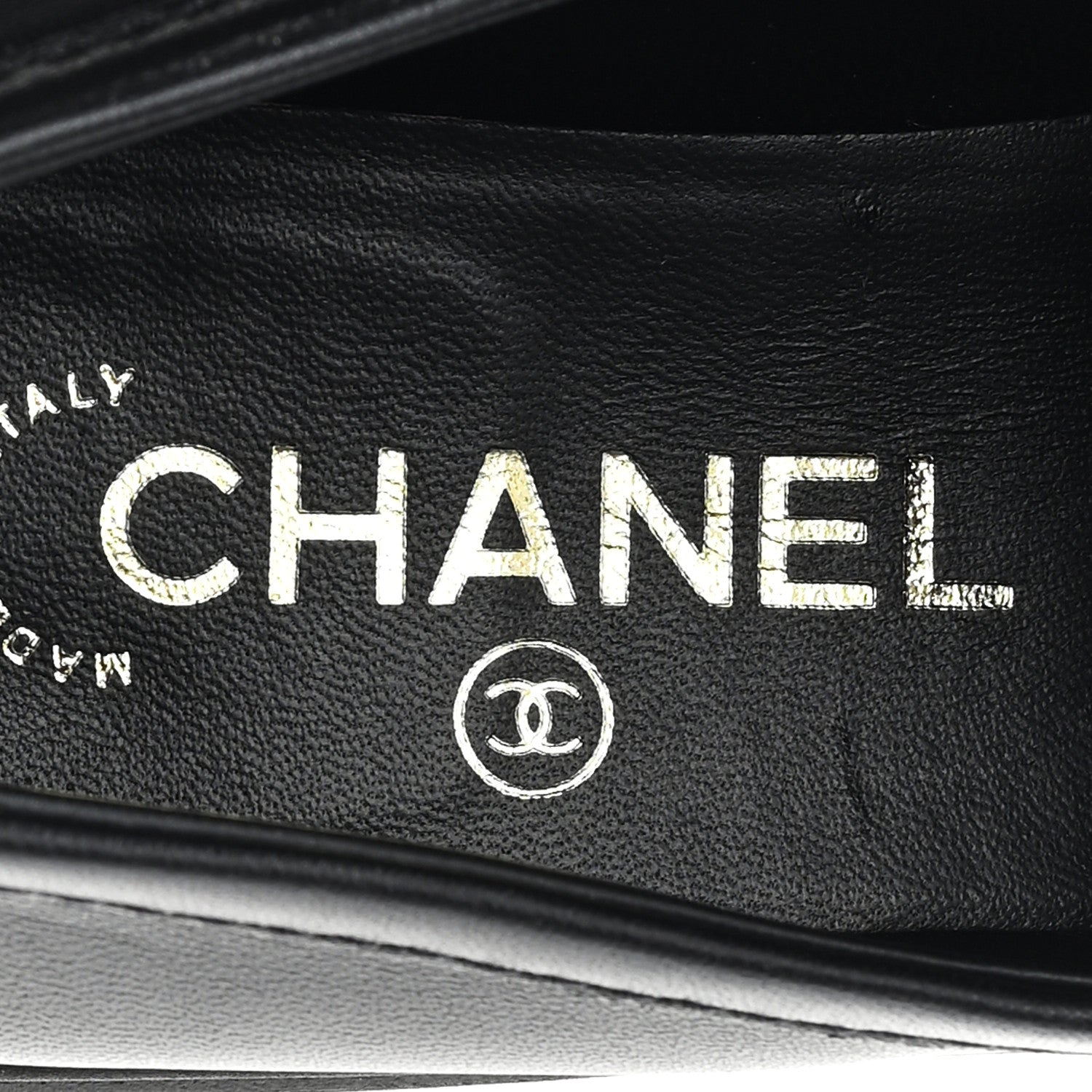 Chanel Lambskin Quilted CC Turnlock Loafers 37.5 Black 8 of 9