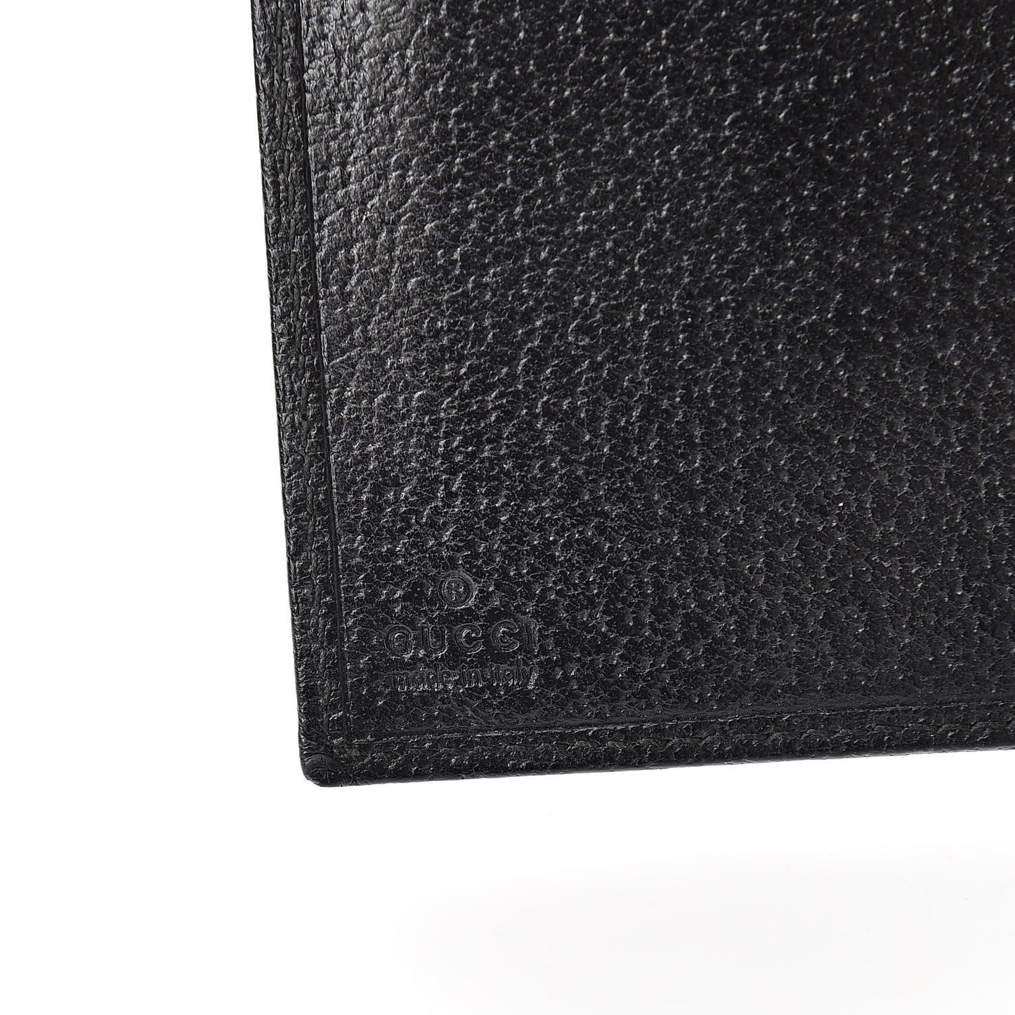 Monogram Metal Bar Continental Flap Wallet Black